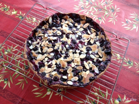 Blueberry & almond tart 2